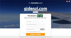 Desktop Screenshot of gidenzi.com